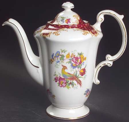 Rockingham Red Coffee Pot & Lid