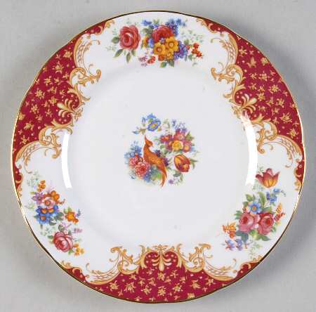 Rockingham Red Bread & Butter Plate