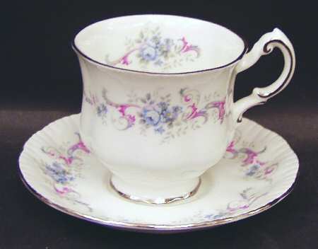 Romance Footed Demitasse Cup & Saucer Set