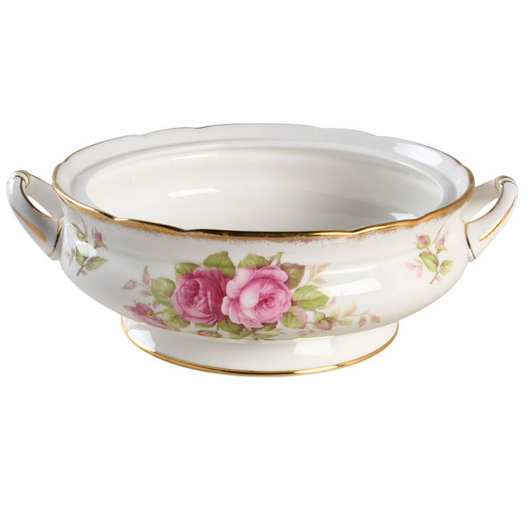 Rosebud Round Vegetable No Lid
