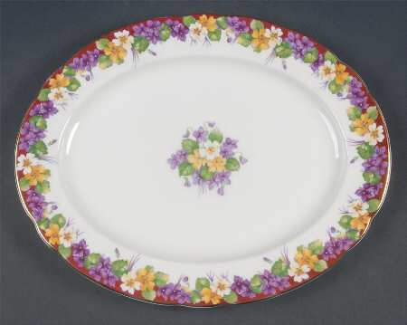 Spring Melody 12" Oval Serving Platter