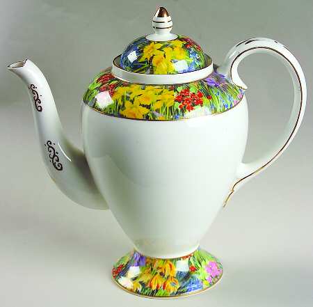Springtime Coffee Pot & Lid
