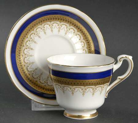 Stirling Footed Demitasse Cup & Saucer Set