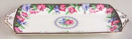 Sweet Pea Tray for Creamer & Sugar with Lid