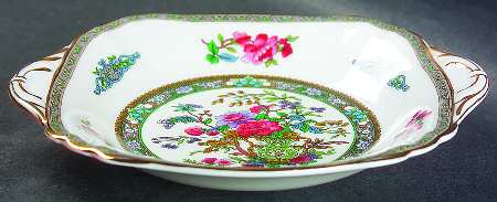Tree of Kashmir (Gold Trim, Scalloped) Bon Bon