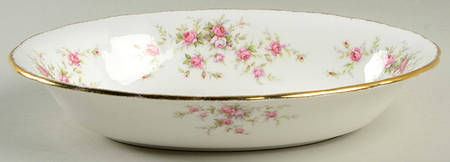Victoriana Rose 9" Oval Vegetable Bowl