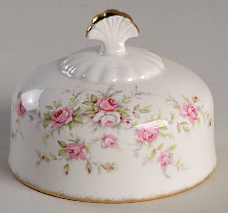 Victoriana Rose Lid for Round Butter