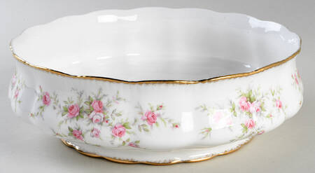 Victoriana Rose 8" Round Vegetable Bowl