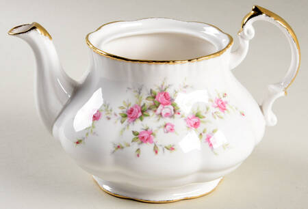 Victoriana Rose Mini Teapot No Lid