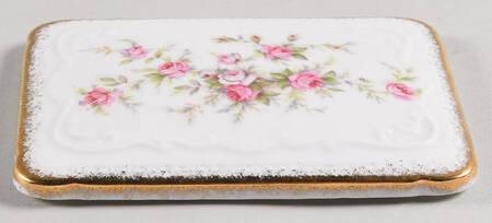 Victoriana Rose Lid for Cigarette Box