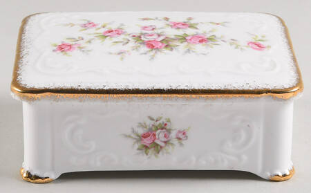 Victoriana Rose Cigarette Box & Lid