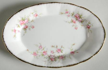 Victoriana Rose Tray for Mini Creamer & Open Sugar