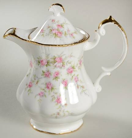 Victoriana Rose Mini Coffee Pot & Lid
