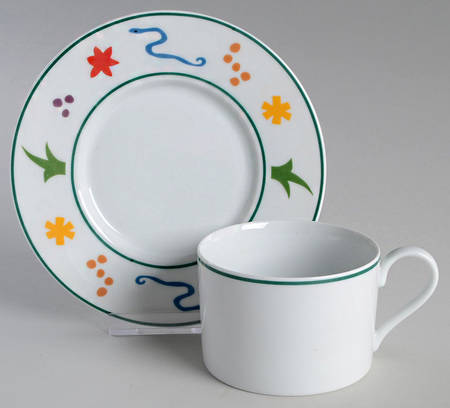 Safari Flat Cup & Saucer Set