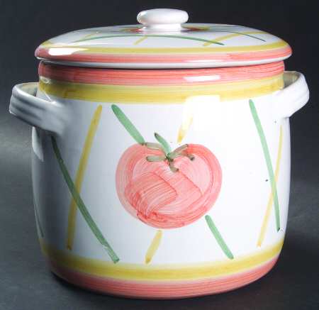 Sunnyside Bean Pot & Lid