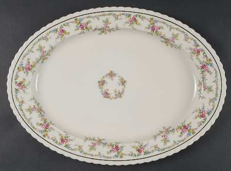 Chalfonte (Czech) 15" Oval Serving Platter