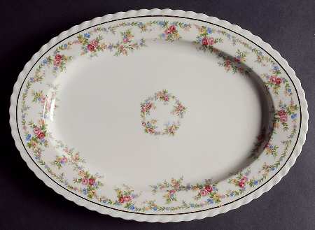 Chalfonte (Czech) 12" Oval Serving Platter