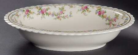 Chalfonte (Czech) 10" Oval Vegetable Bowl