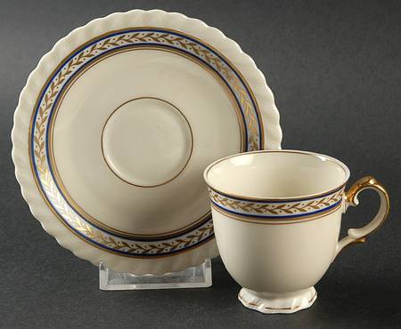Chancellor (Czech) Footed Demitasse Cup & Saucer Set