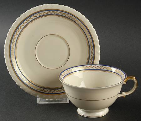 Chancellor (Czech) Footed Cup & Saucer Set