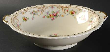 Garden Manor (Cream Background) 10" Round Vegetable Bowl