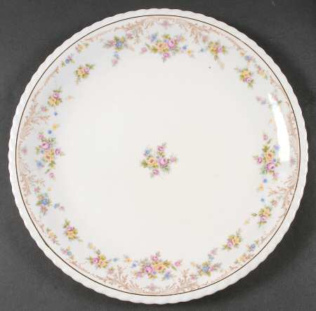 Garden Manor (White Background) 12" Chop Plate (Round Platter)