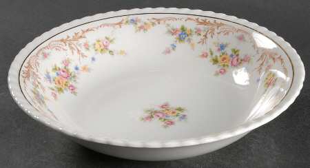 Garden Manor (White Background) 9" Round Vegetable Bowl