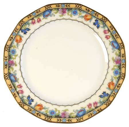 Newport (Cream & White) Bread & Butter Plate