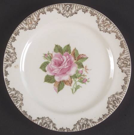 American Rose Bread & Butter Plate