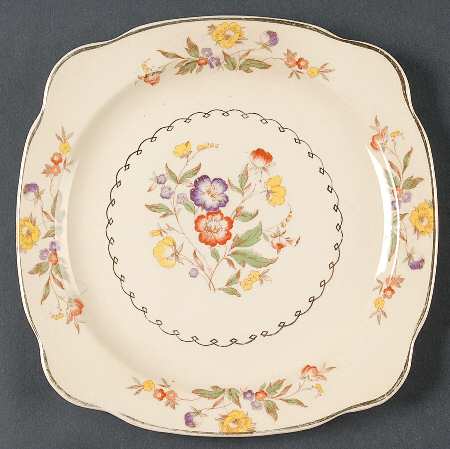 Buttercup Square Salad Plate