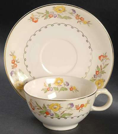 Buttercup Flat Cup & Saucer Set