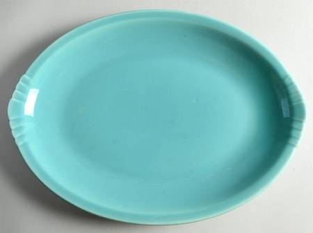 Caliente Turquoise (Shell Crest) 14" Oval Serving Platter