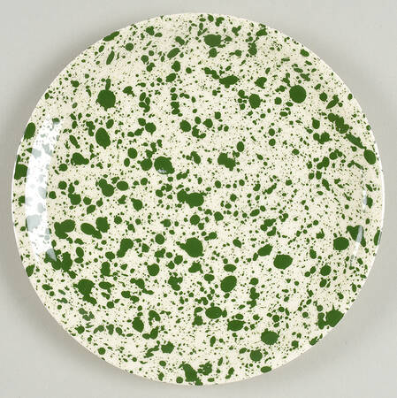 Confetti Green Bread & Butter Plate