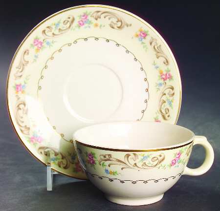 Duchess Flat Cup & Saucer Set
