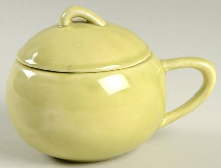 Greenbriar Chartreuse Sugar Bowl & Lid