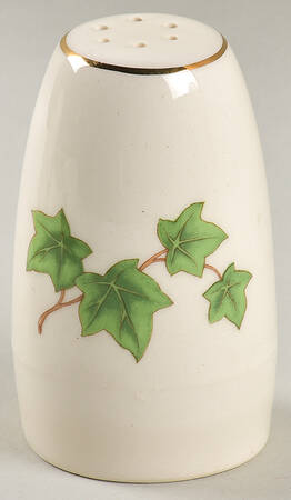 Ivy (Gold Trim On Edge) Salt Shaker