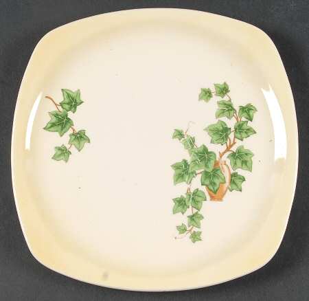 Ivy (No Trim) Square Salad Plate