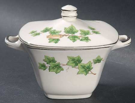 Ivy (Minion, Platinum Trim) Sugar Bowl & Lid