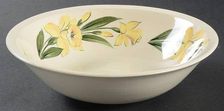 Jonquil (Smooth, No Trim) 8" Round Vegetable Bowl