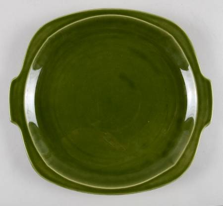 Minion Dell Green Handled Chop Plate (Round Platter)