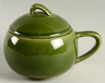 Minion Dell Green Sugar Bowl & Lid
