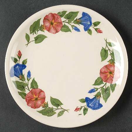 Morning Glory Bread & Butter Plate