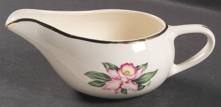 Modern Orchid Gravy Boat