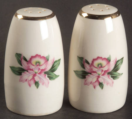 Modern Orchid Salt & Pepper Set