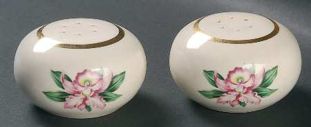 Modern Orchid Salt & Pepper Set