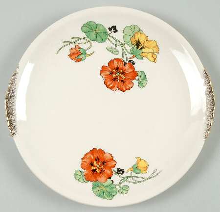 Nasturtium Bread & Butter Plate