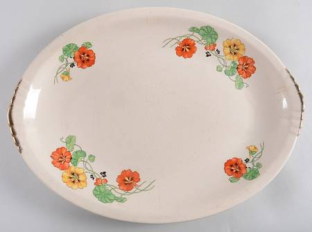 Nasturtium 14" Oval Serving Platter