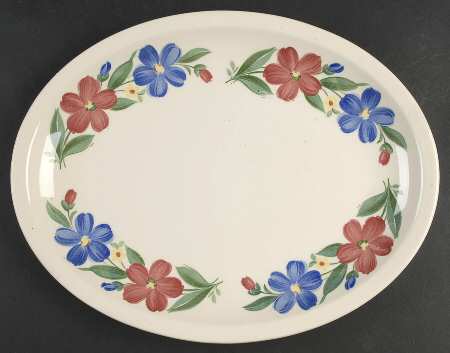 Cosmos 13" Oval Serving Platter