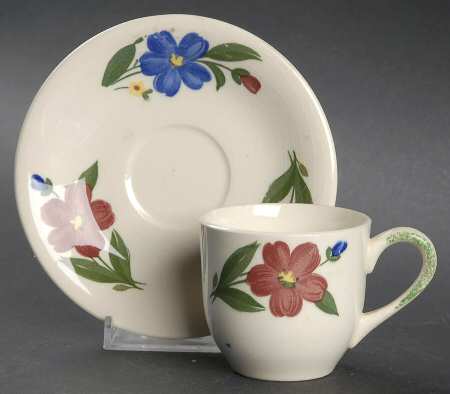 Cosmos Flat Demitasse Cup & Saucer Set