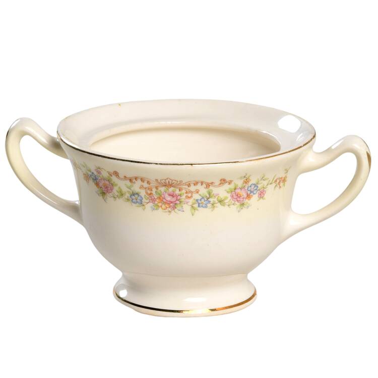 Marlene Lace Sugar Bowl No Lid